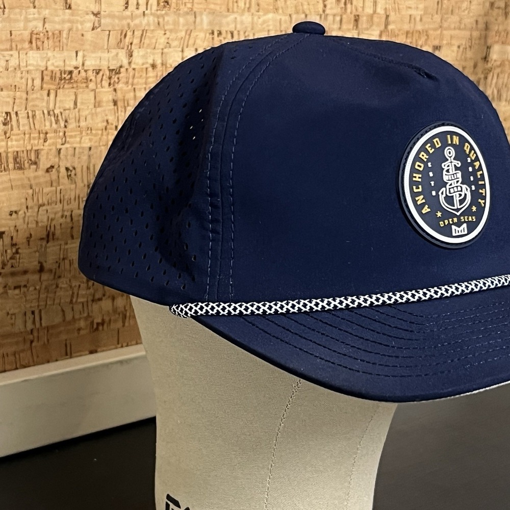 Melin Hydro Coronado Snapback Mesh Back Hat Blue Rope Size Small 3D Logo - Picture 5 of 8